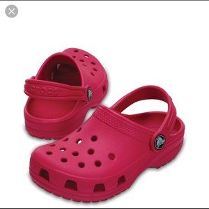 Toddler Pink Gator Crocs